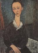 Amedeo Modigliani Femme au col Bianc (mk38) oil painting artist